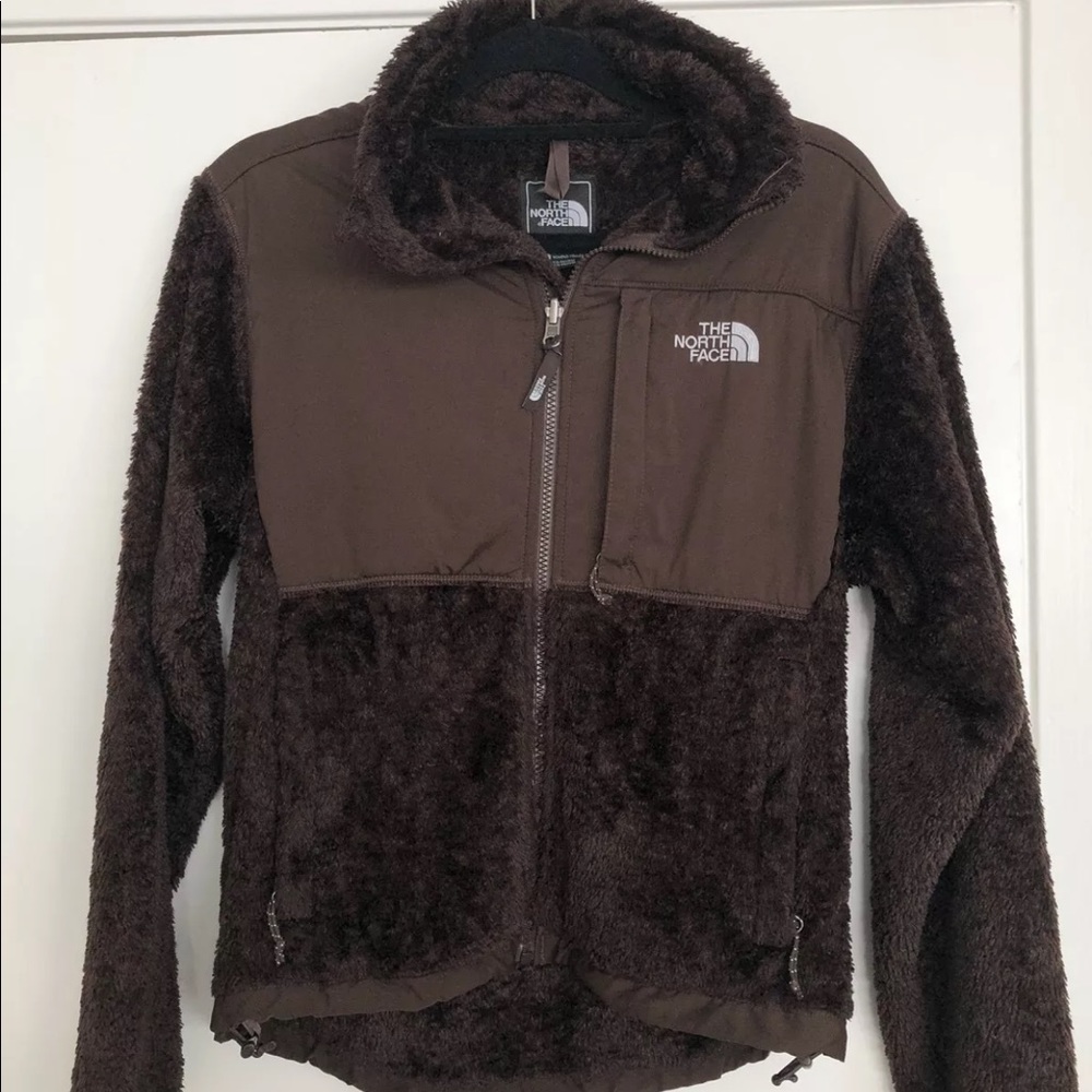 The North Face Fuzzy Brown Zip